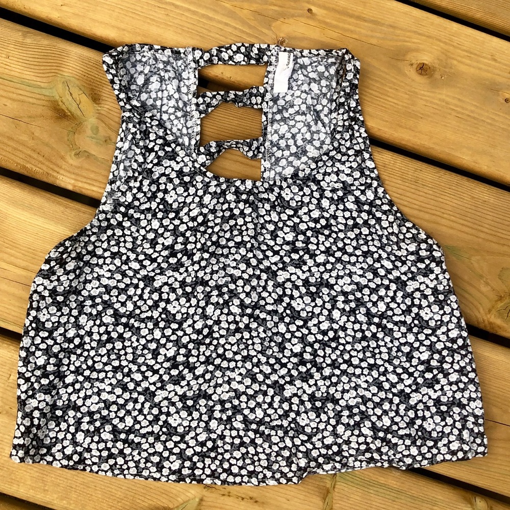 Garage Floral Cropped Tank